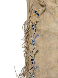 Crow Beaded Hide Pants