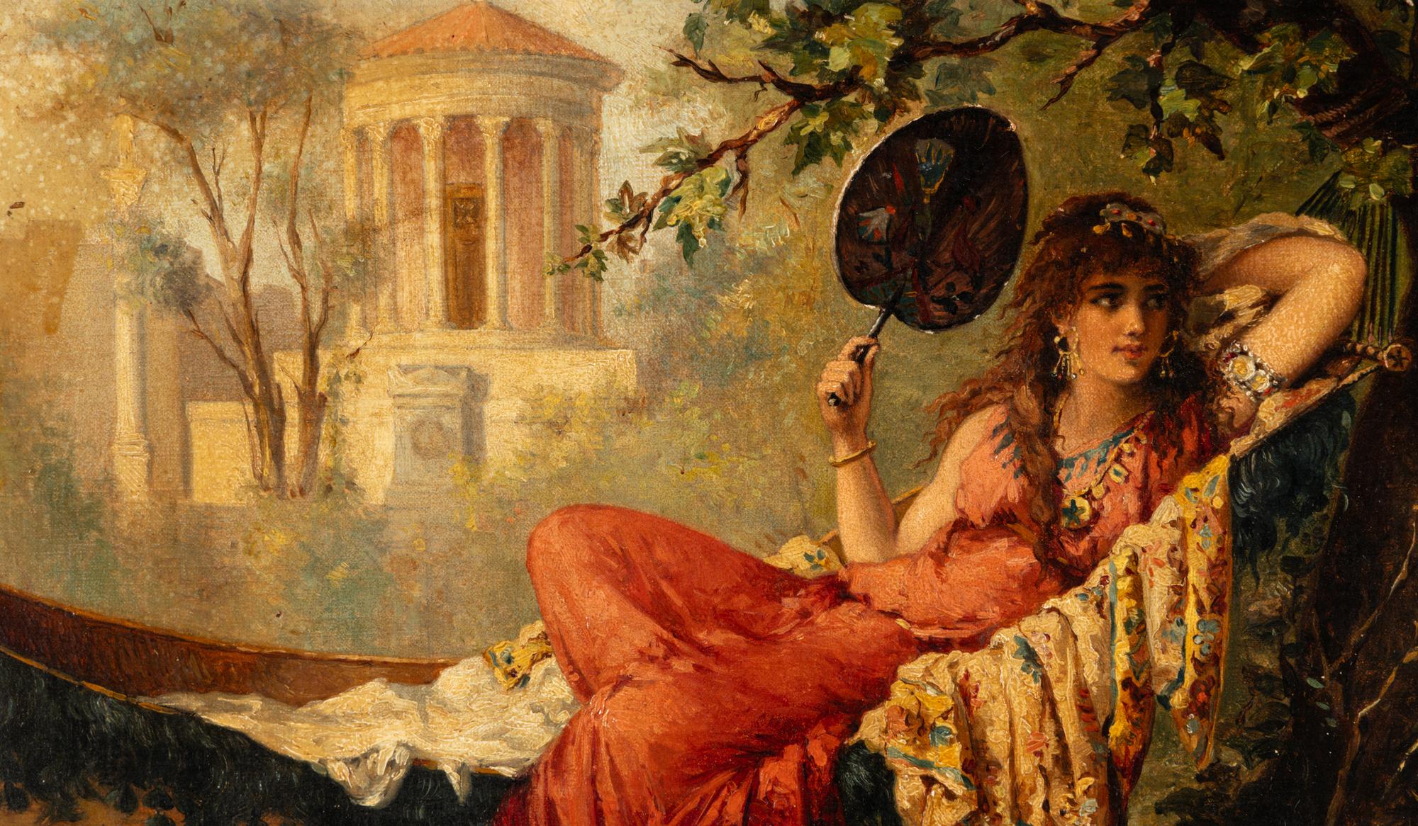 Ladies in Repose (a pair)