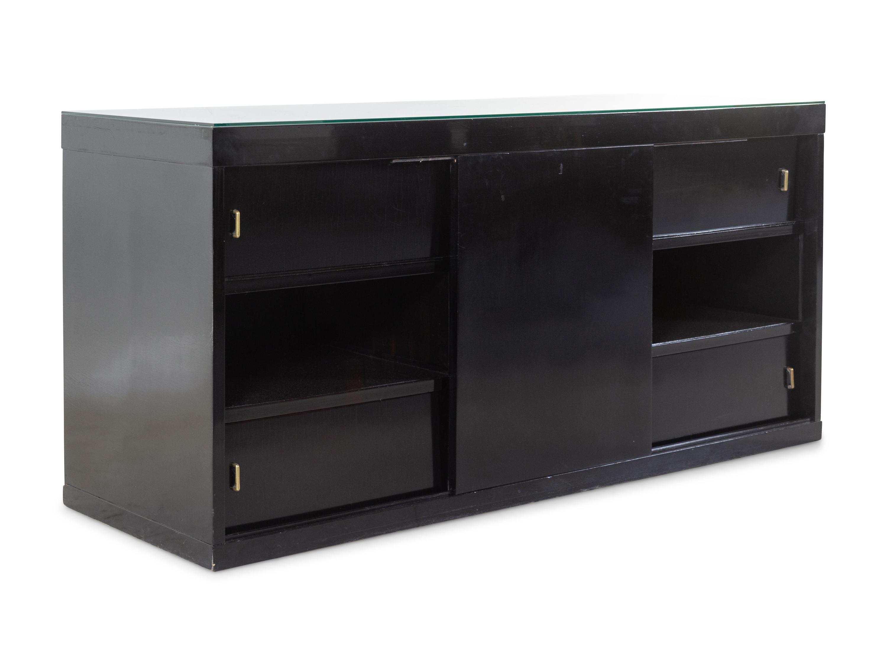 An Art Deco Lacquered Credenza