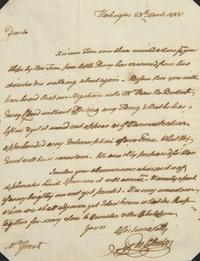 [Americana] Clinton, George. Autograph Letter, signed