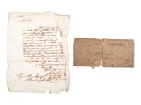 [ILLINOIS] -- [BOYLE, John (1777-1849)]. Archive of correspondence and documents related to the land holdings of speculator, businessman, and Secretary of the Navy John Boyle.