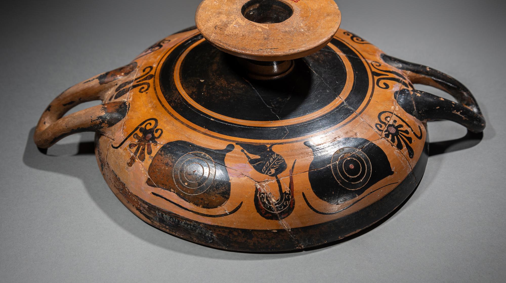 An Attic Black-Figured Eye Cup