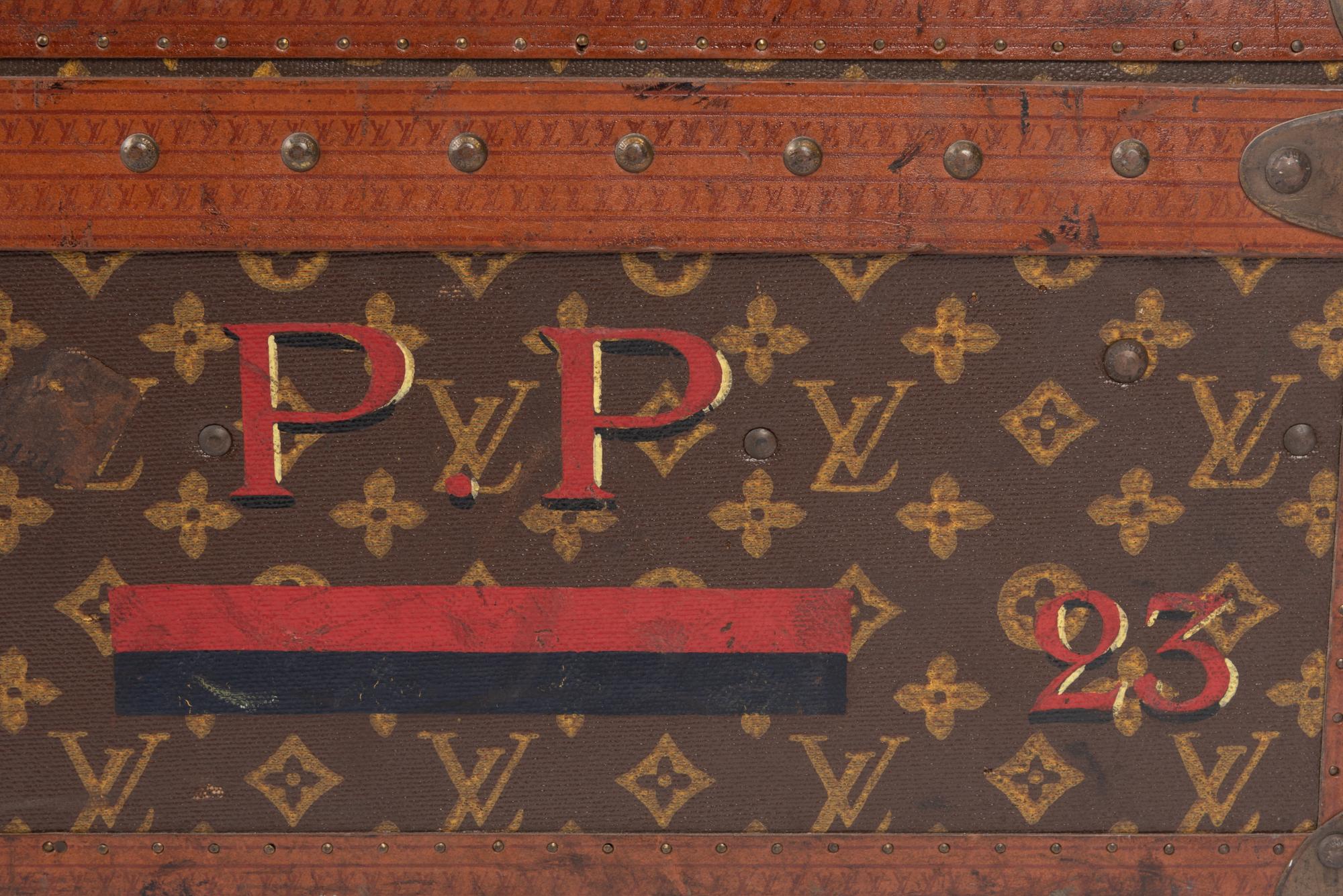 Louis Vuitton Suitcase from the Palmer Family, Early 20th Century