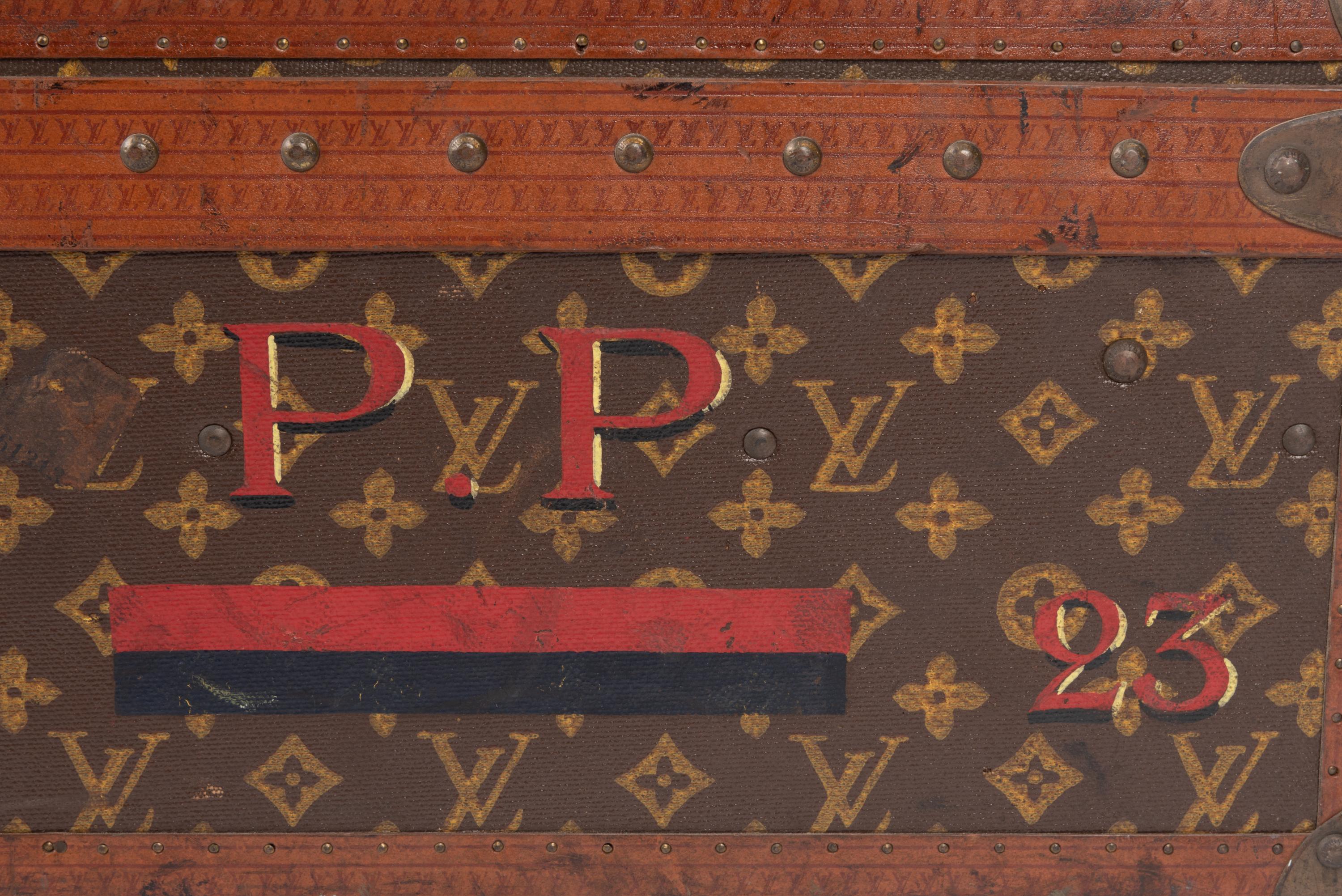Louis Vuitton Suitcase from the Palmer Family, Early 20th Century