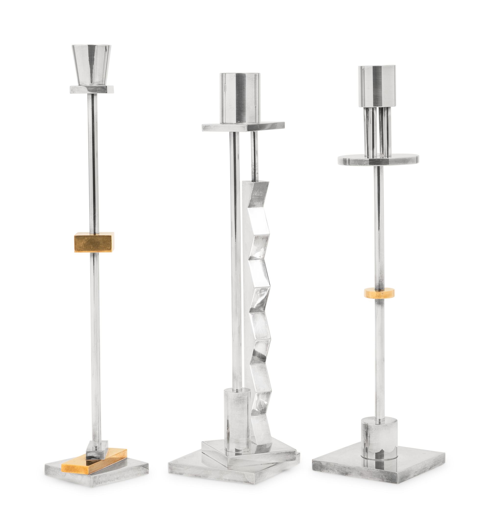 Three candlesticks for Swid Powell, Italy