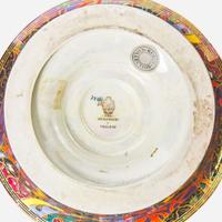 A Wedgwood Fairyland Lustre Antique Center Bowl UK, circa 1925