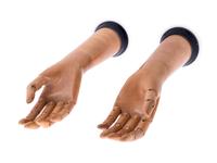 A Pair of French Carved and Articulated Wood Glove Molds