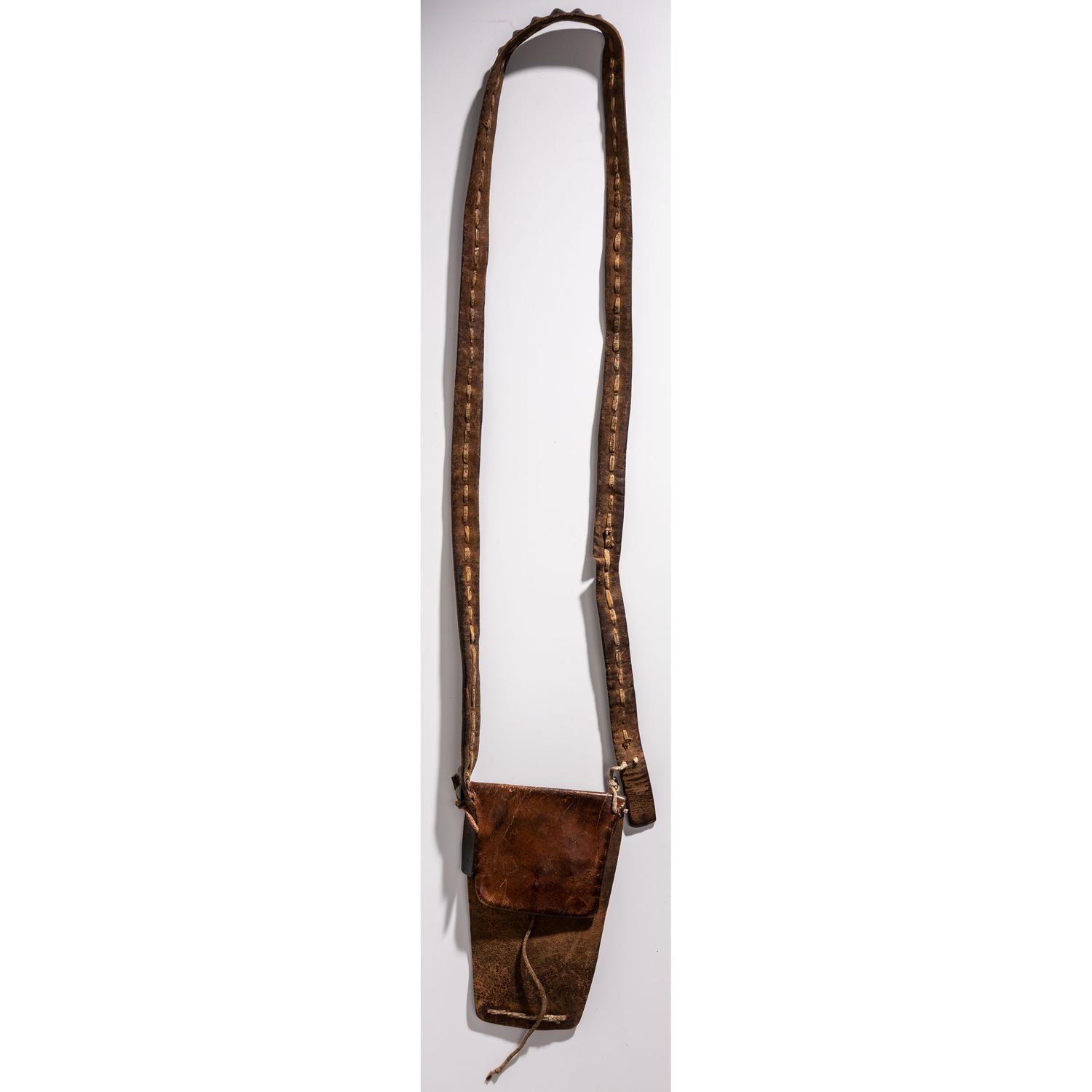 Navajo Bandolier Bag, with Silver Buttons