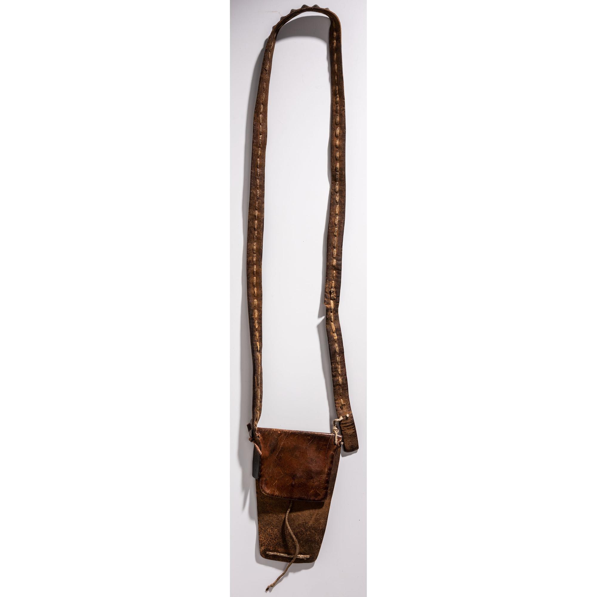 Navajo Bandolier Bag, with Silver Buttons