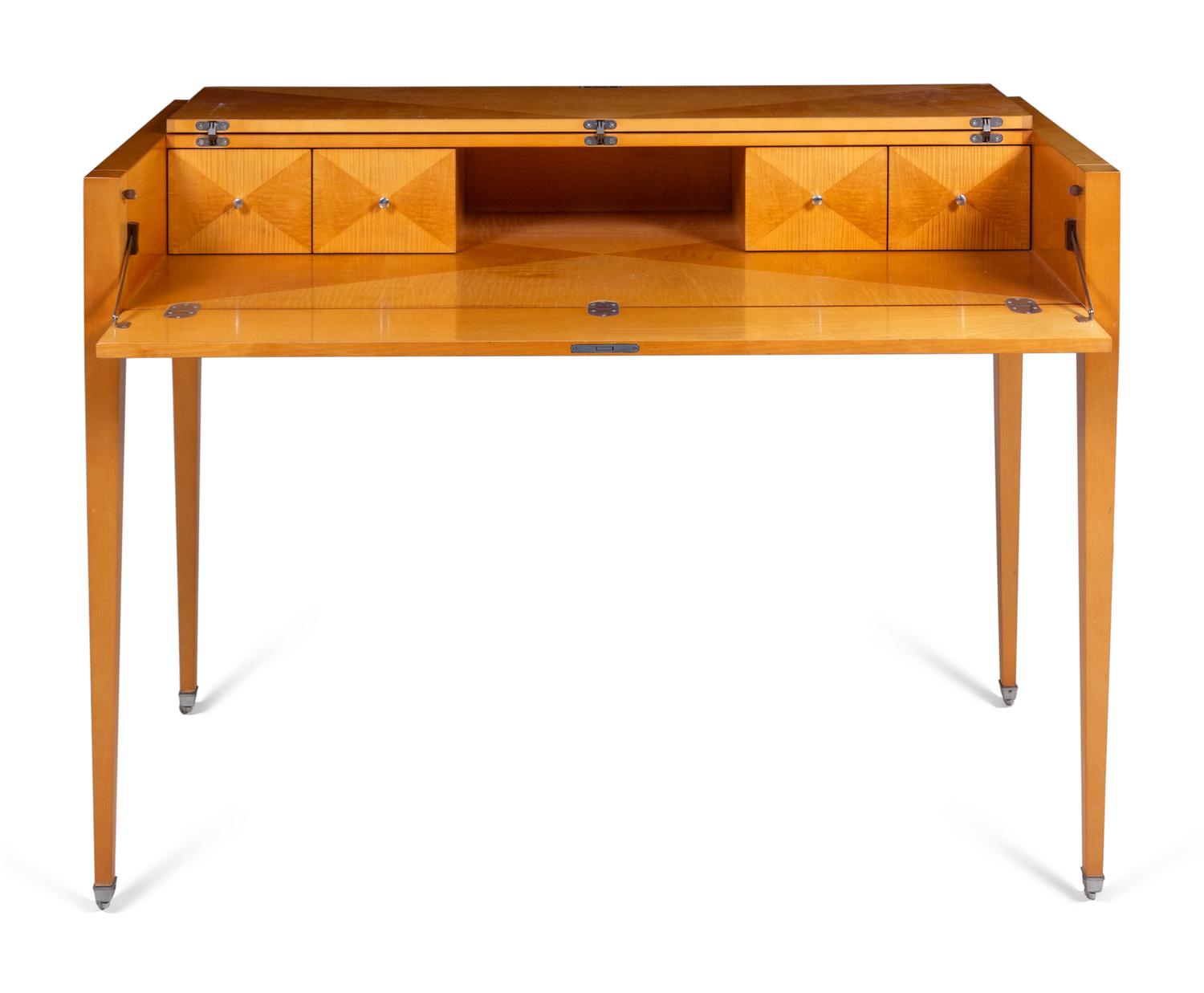 A Barbara Berry for Baker Art Deco Style Writing Desk