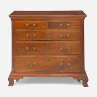 A Chippendale walnut chest of drawers Southeastern Pennsylvania, late 18th century