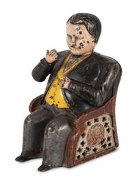A J. & E. Stevens Tammany Hall Cast Iron Bank