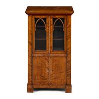 A Continental Satinwood Diminutive Cabinet