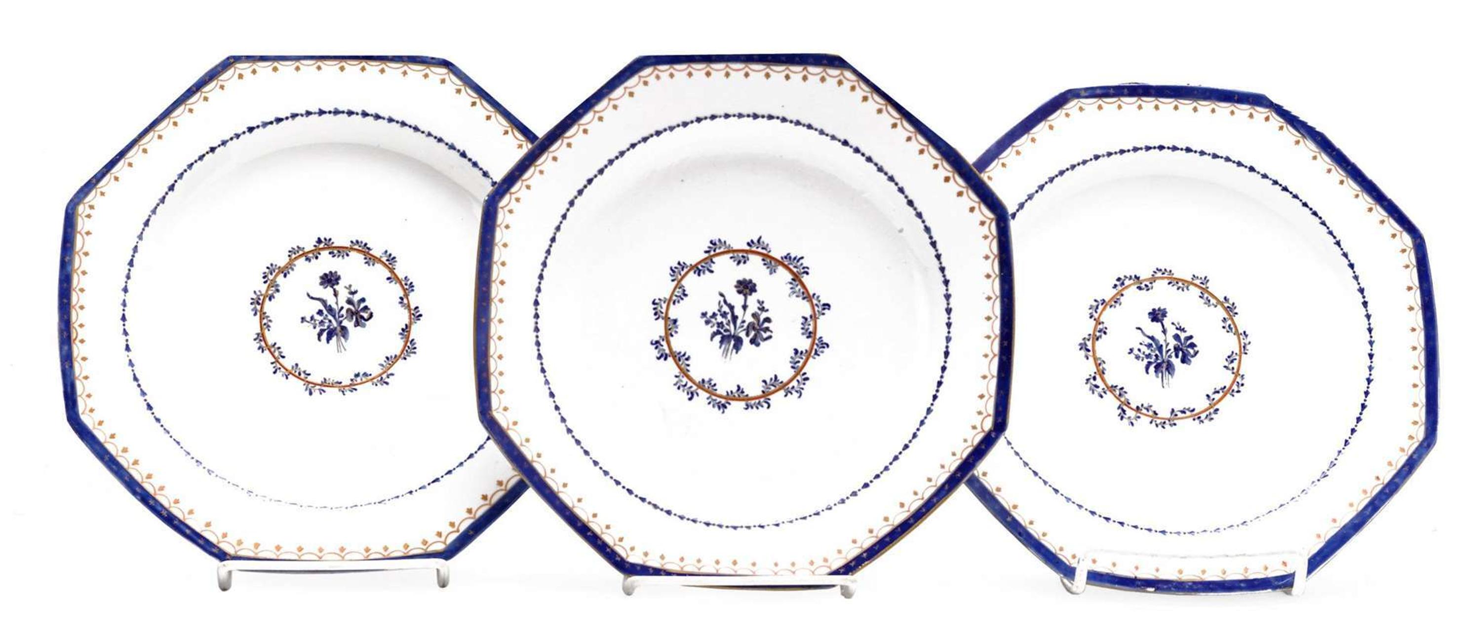 Group of Chinese Export porcelain tablewares second half 18th century and later