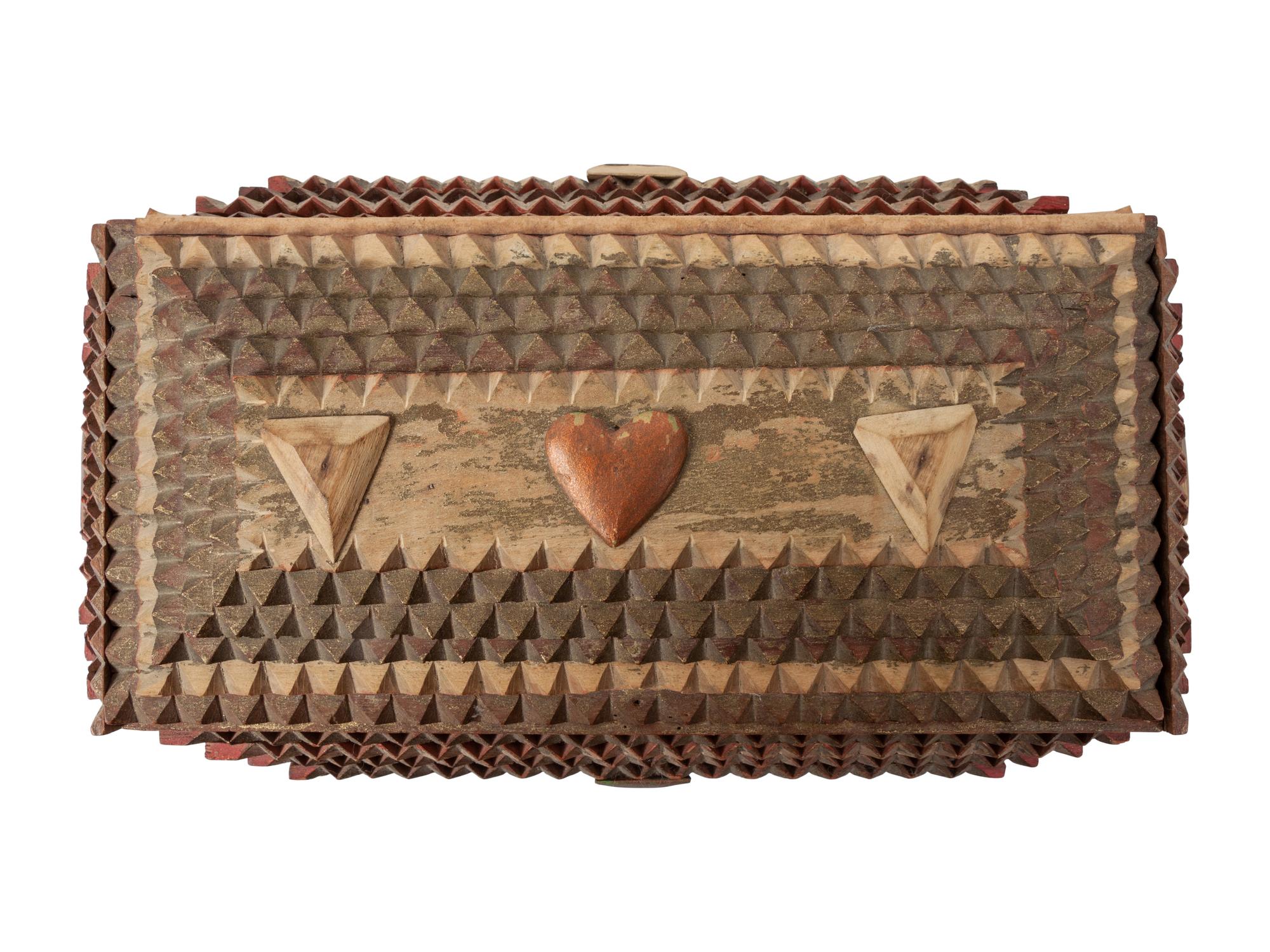 A Collection of Folk Art Carved Puzzle Whimsies and Other Articles