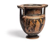 An Attic Red‑Figured Column‑Krater with Dionysiac Scenes