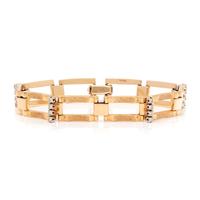 YELLOW GOLD AND DIAMOND BRACELET