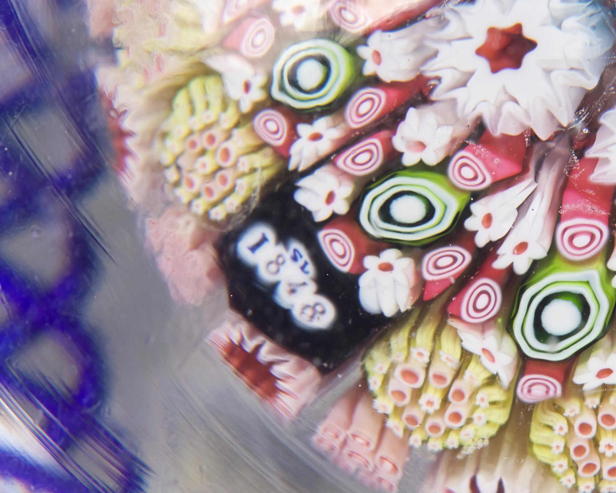 A Group of Four Millefiori Glass Paperweights