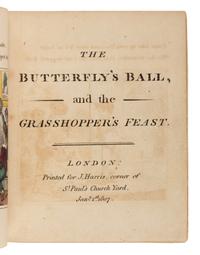 [CHILDREN'S BOOK] -- ROSCOE, William (1753-1831). The Butterfly's Ball and the Grasshopper's Feast . London: For J. Harris, 1807.