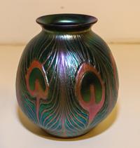 A Lotton Glass Vase Height 6 inches. — 1993