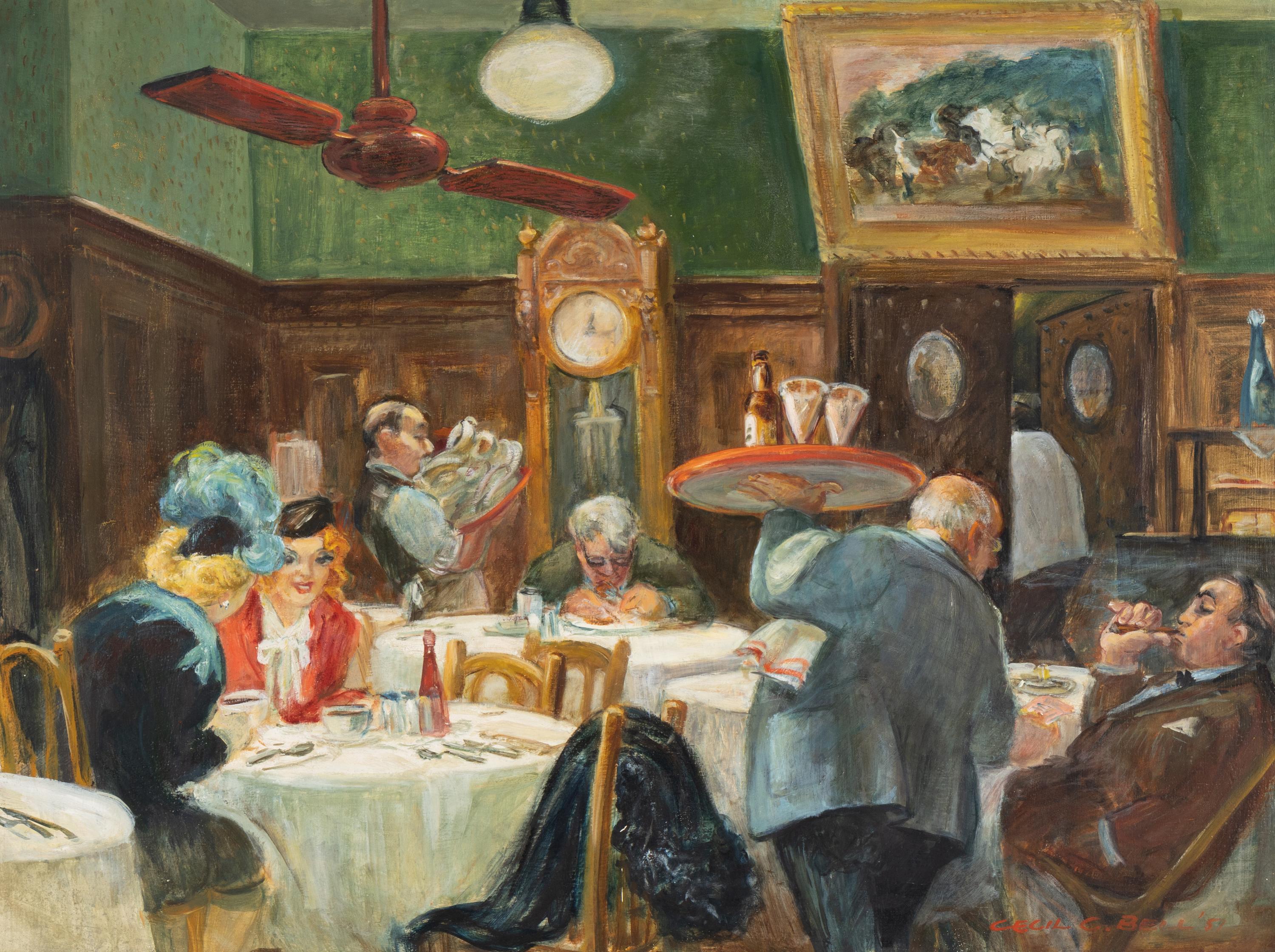 Cecil Crosley Bell (American, 1906–1970) — Terminal Restaurant , 1951