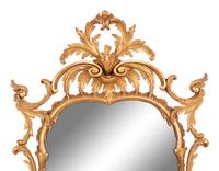 A Pair of George II Style Giltwood Mirrors
