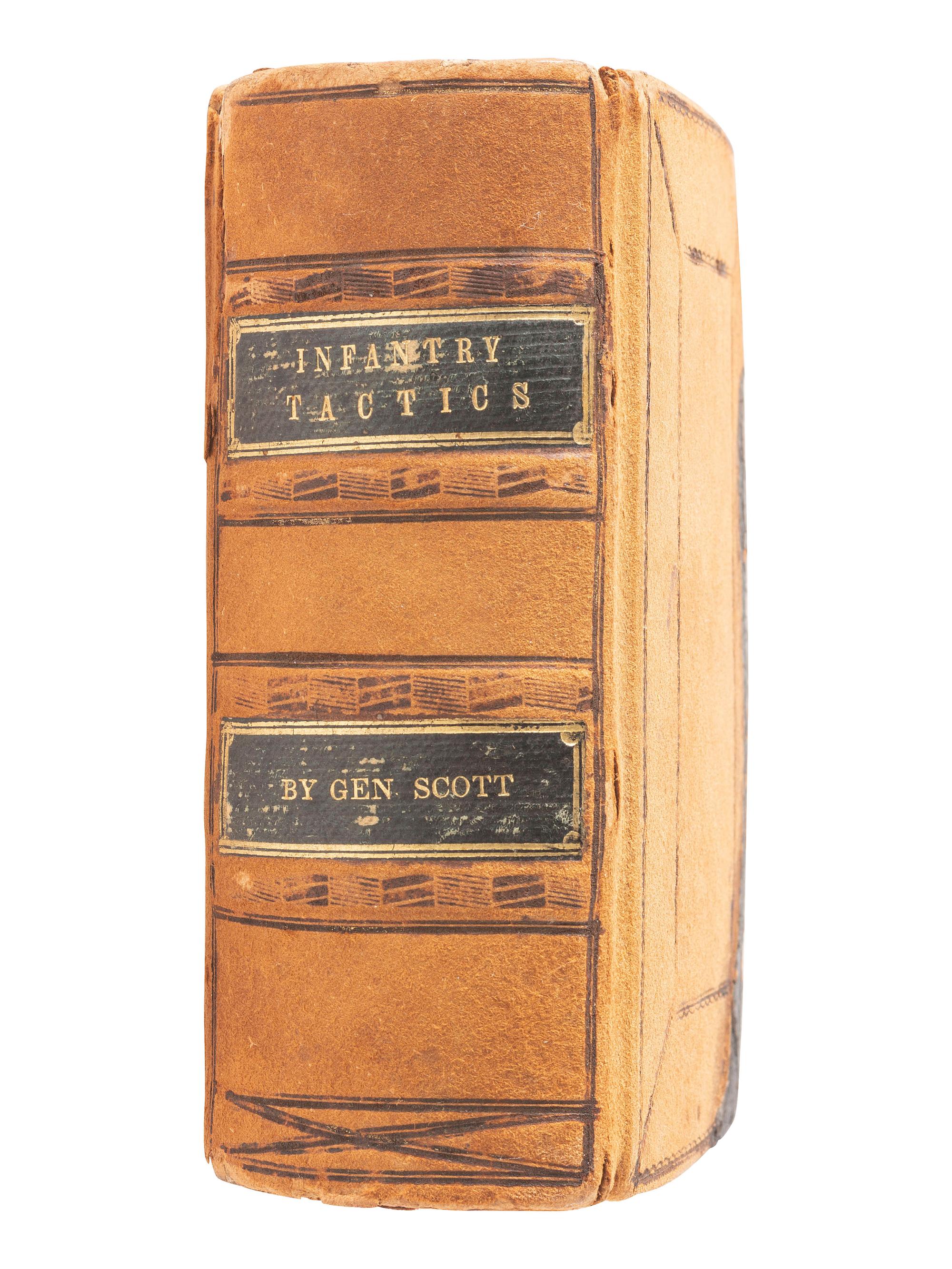 [MILITARIA]. SCOTT, Winfield (1786-1866). Infantry Tactics; Or, Rules for the Exercise and Manoeuvres of the United States' Infantry. New York: Harper & Brothers, 1842.