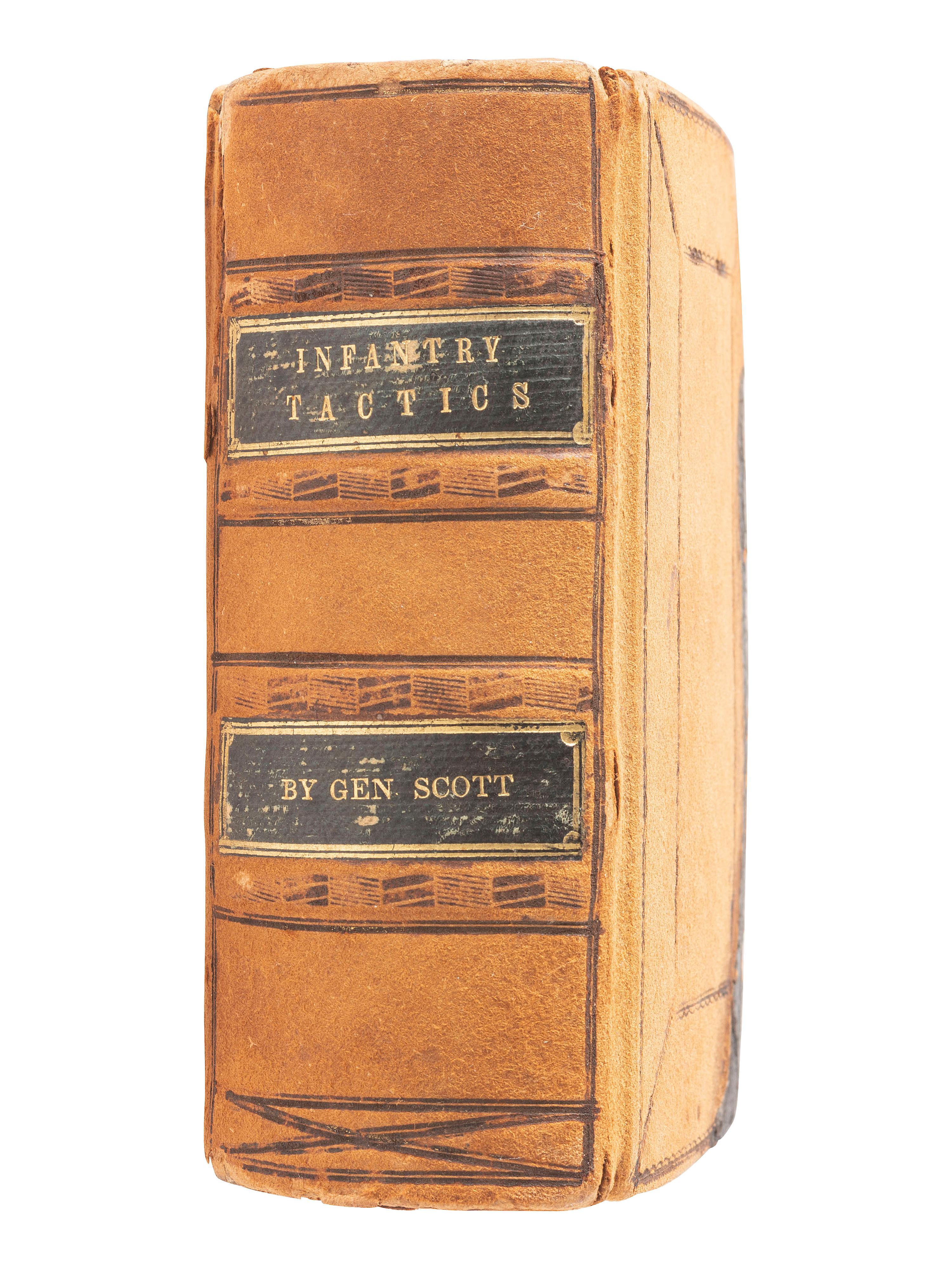 [MILITARIA]. SCOTT, Winfield (1786-1866). Infantry Tactics; Or, Rules for the Exercise and Manoeuvres of the United States' Infantry. New York: Harper & Brothers, 1842.