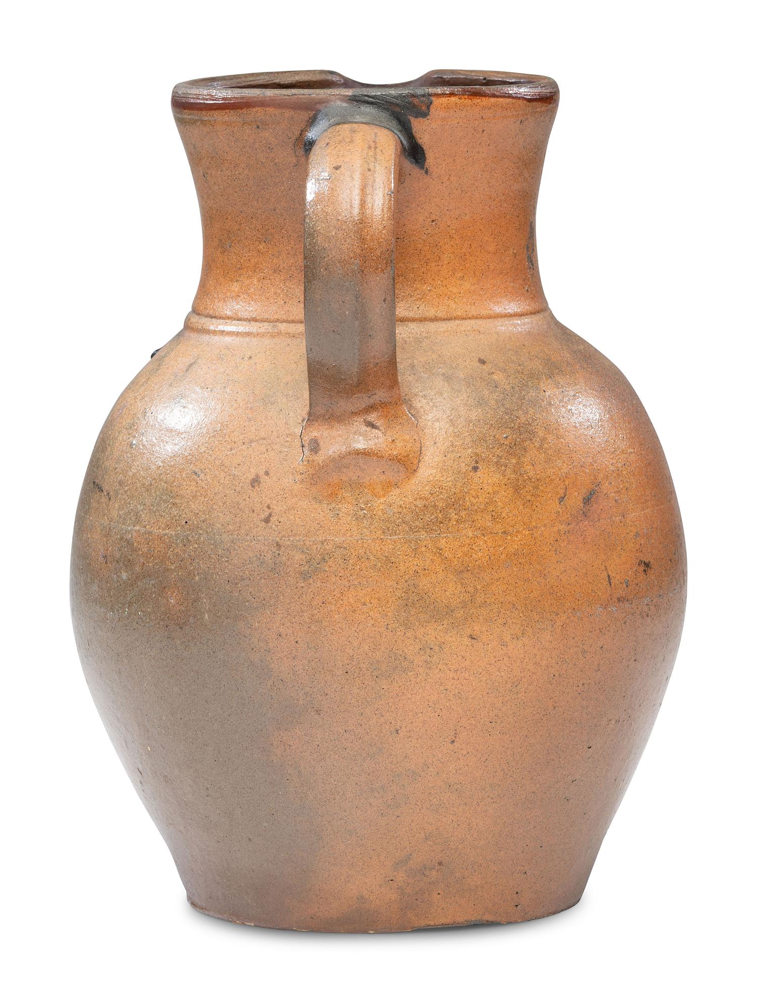 A Rare David Albright Cobalt Decorated 'Tulip' Pitcher