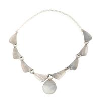 Silver Overlay and Turquoise Necklace