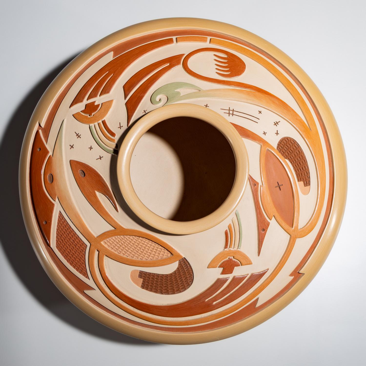 Polychrome Pottery Jar