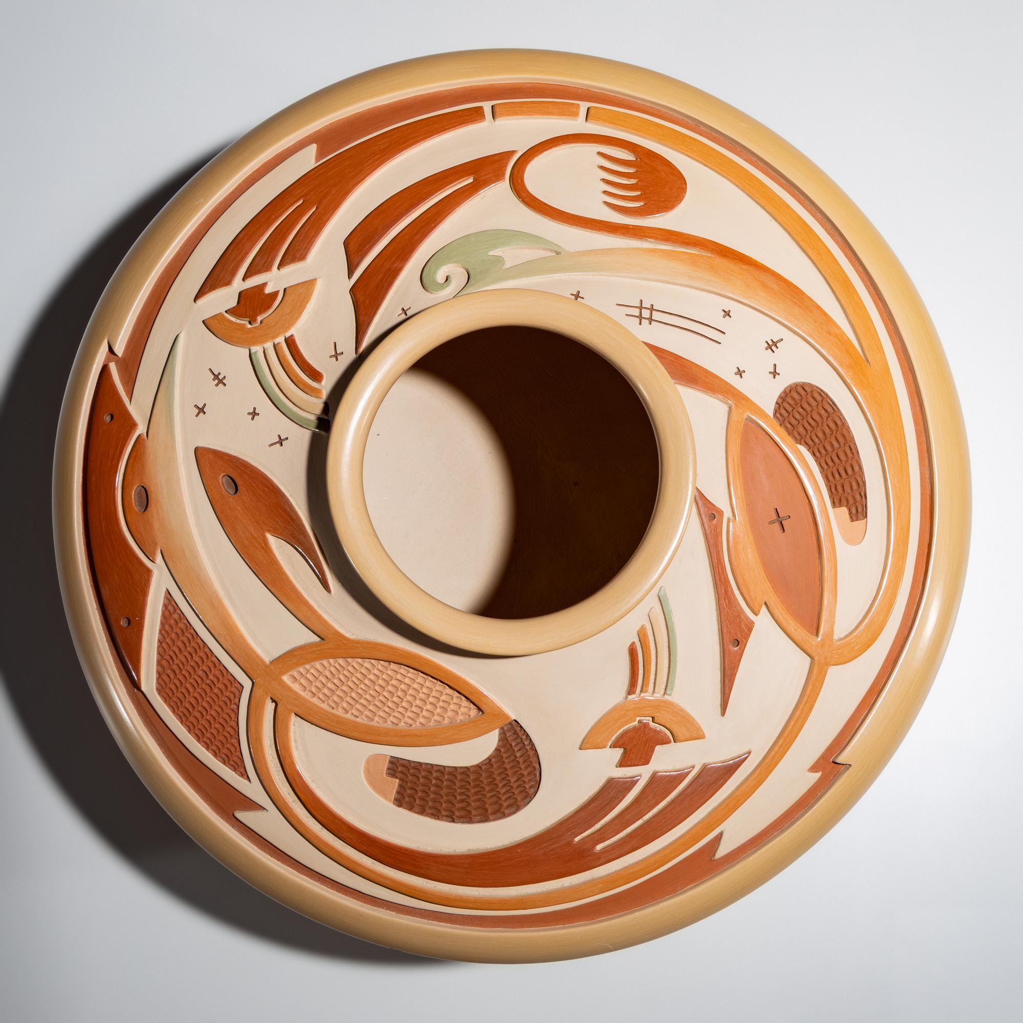 Polychrome Pottery Jar