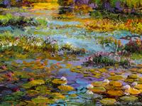 Thomas Dedecker (American, b. 1951) — Pond-White Lilies, 2026