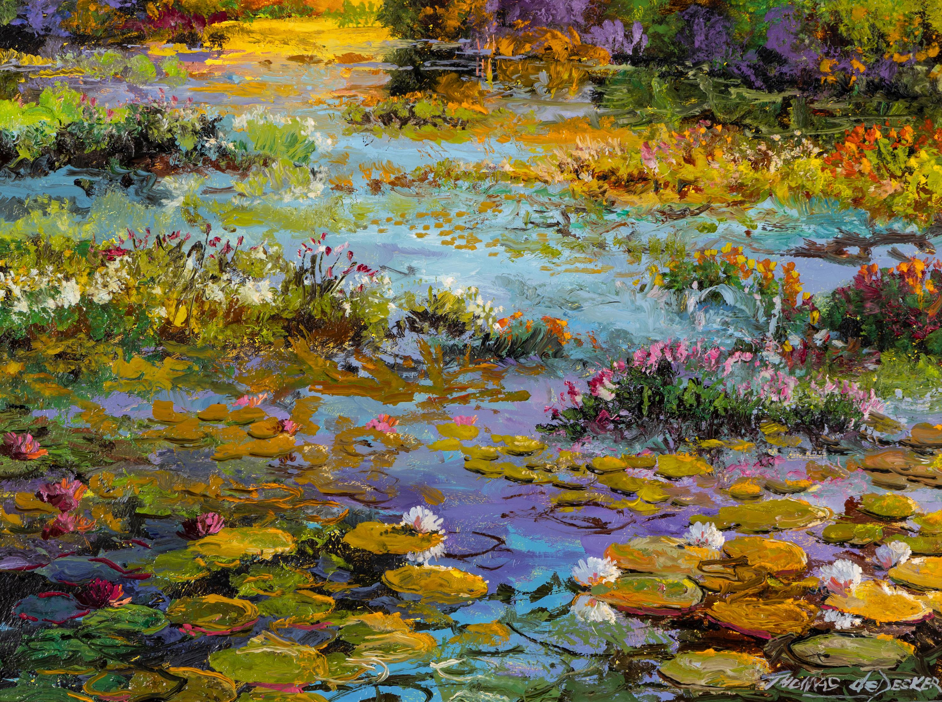 Thomas Dedecker (American, b. 1951) — Pond-White Lilies, 2026