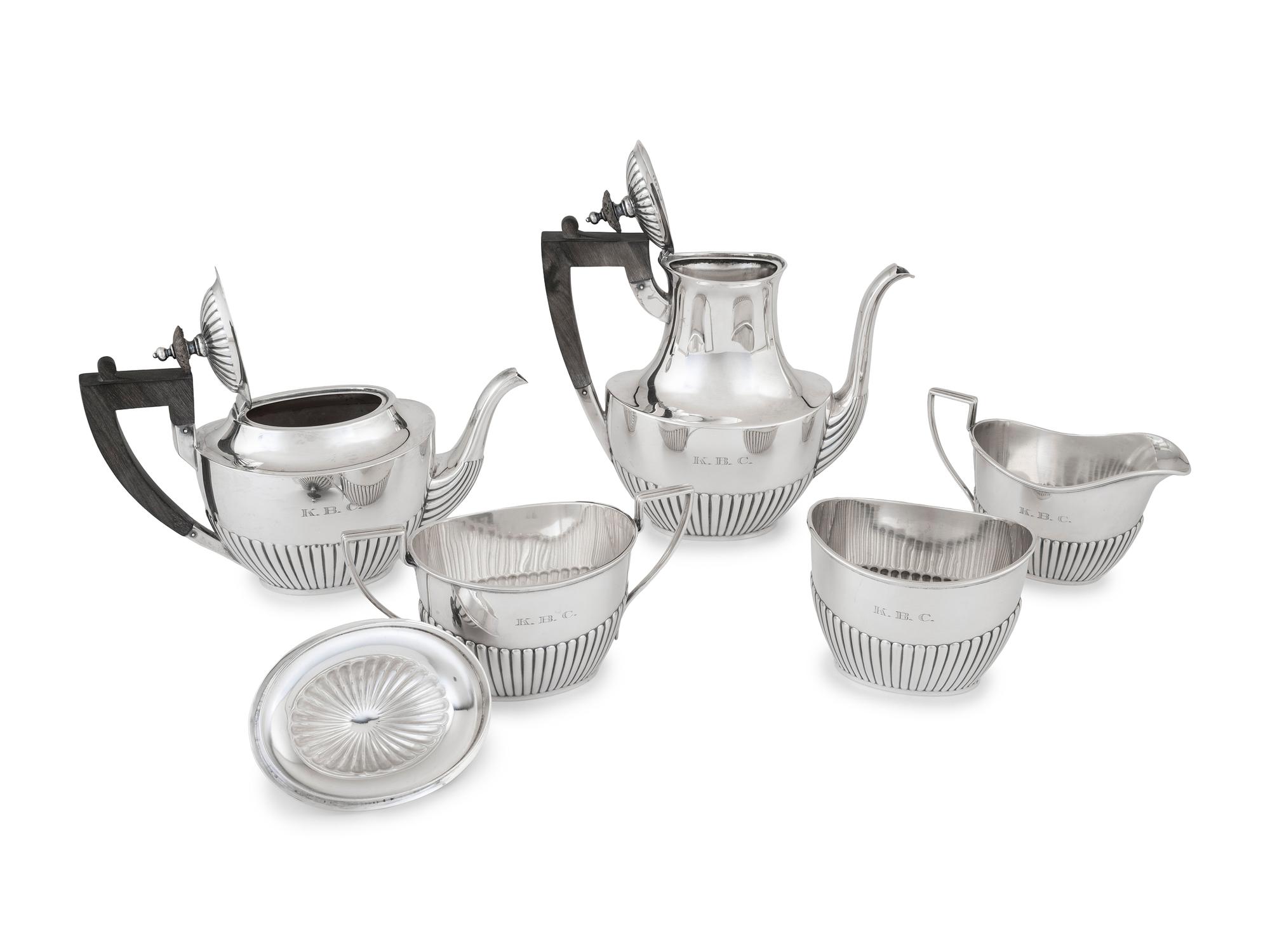 An American Silver Five-Piece Tea and Coffee Service