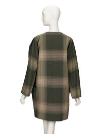 Bill Blass, Green Plaid Coat