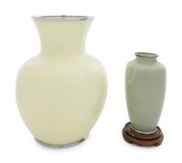 Two Japanese Cloisonné Vases