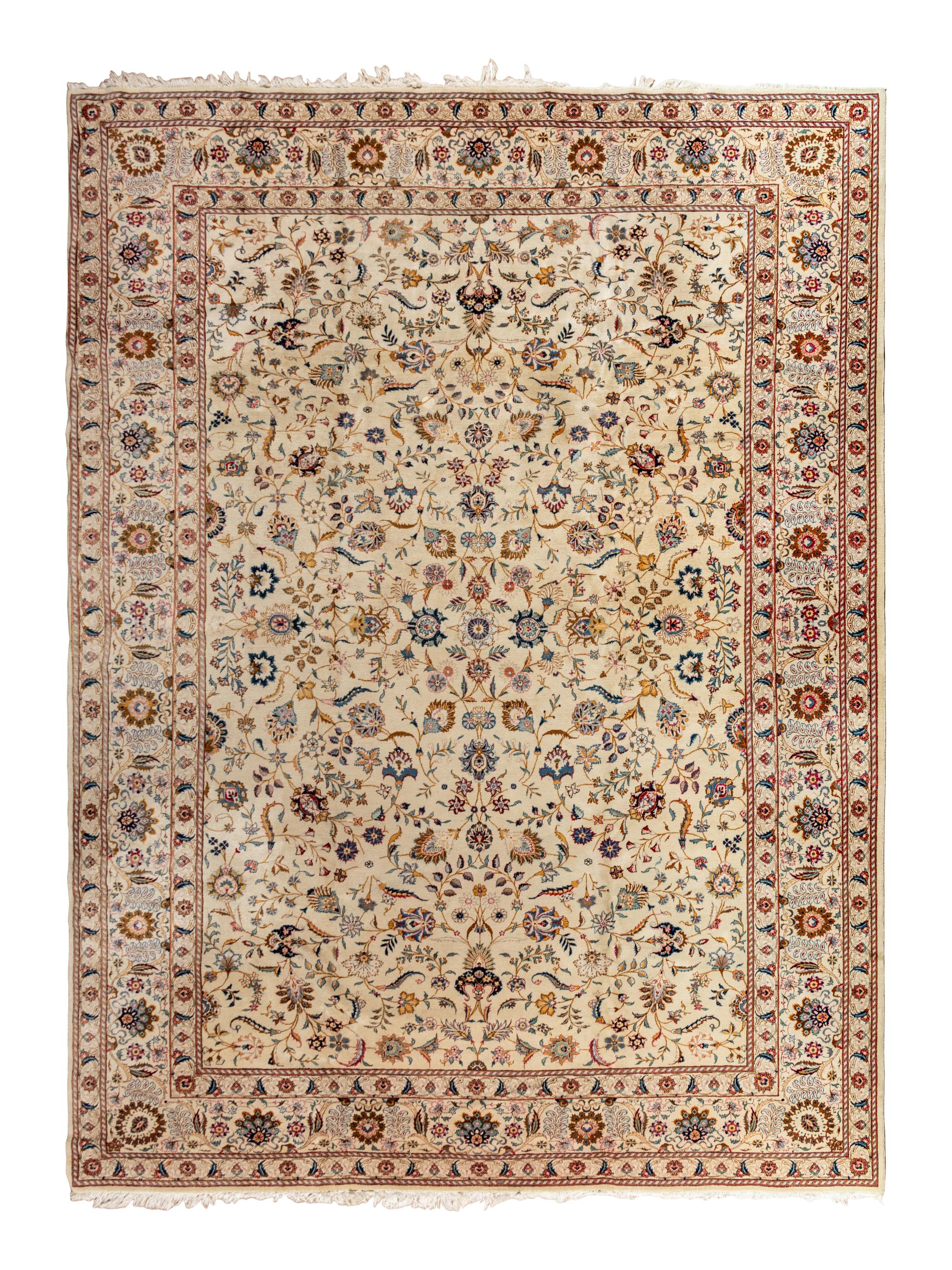 A Kashan Wool Rug