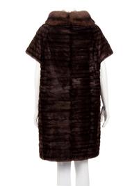 J. Mendel Ermine Jacket with Sable Collar
