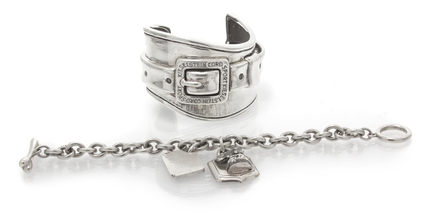 A Collection of Sterling Silver Bracelets, Kieselstein-Cord, 162.20 dwts.