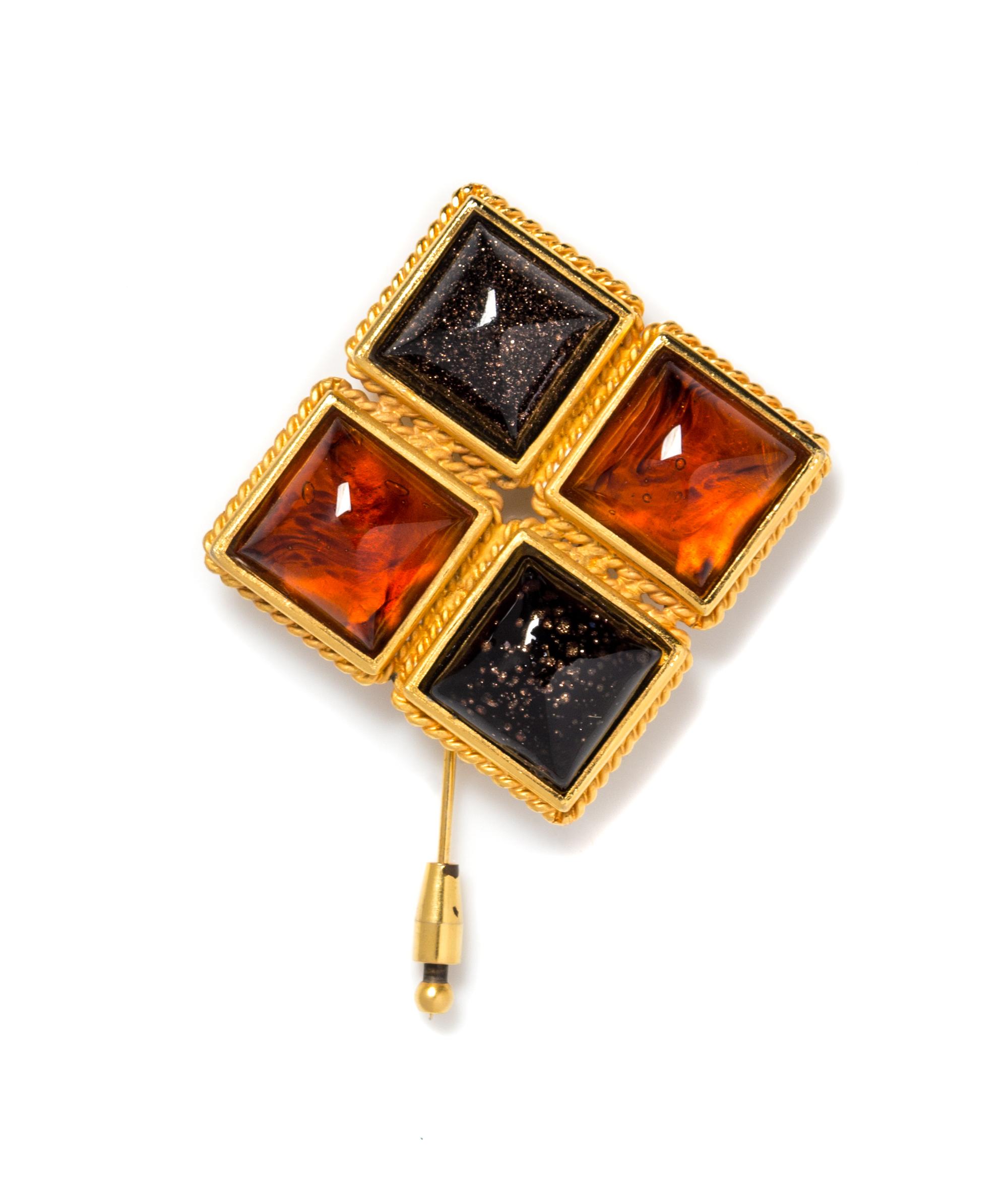 An Isabel Canovas Stick Pin, 2.5" x 2.5".