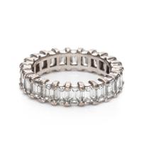 A White Gold and Diamond Eternity Band,