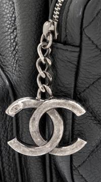 Chanel Black Leather Quilted Rock Backpack, 2000s
