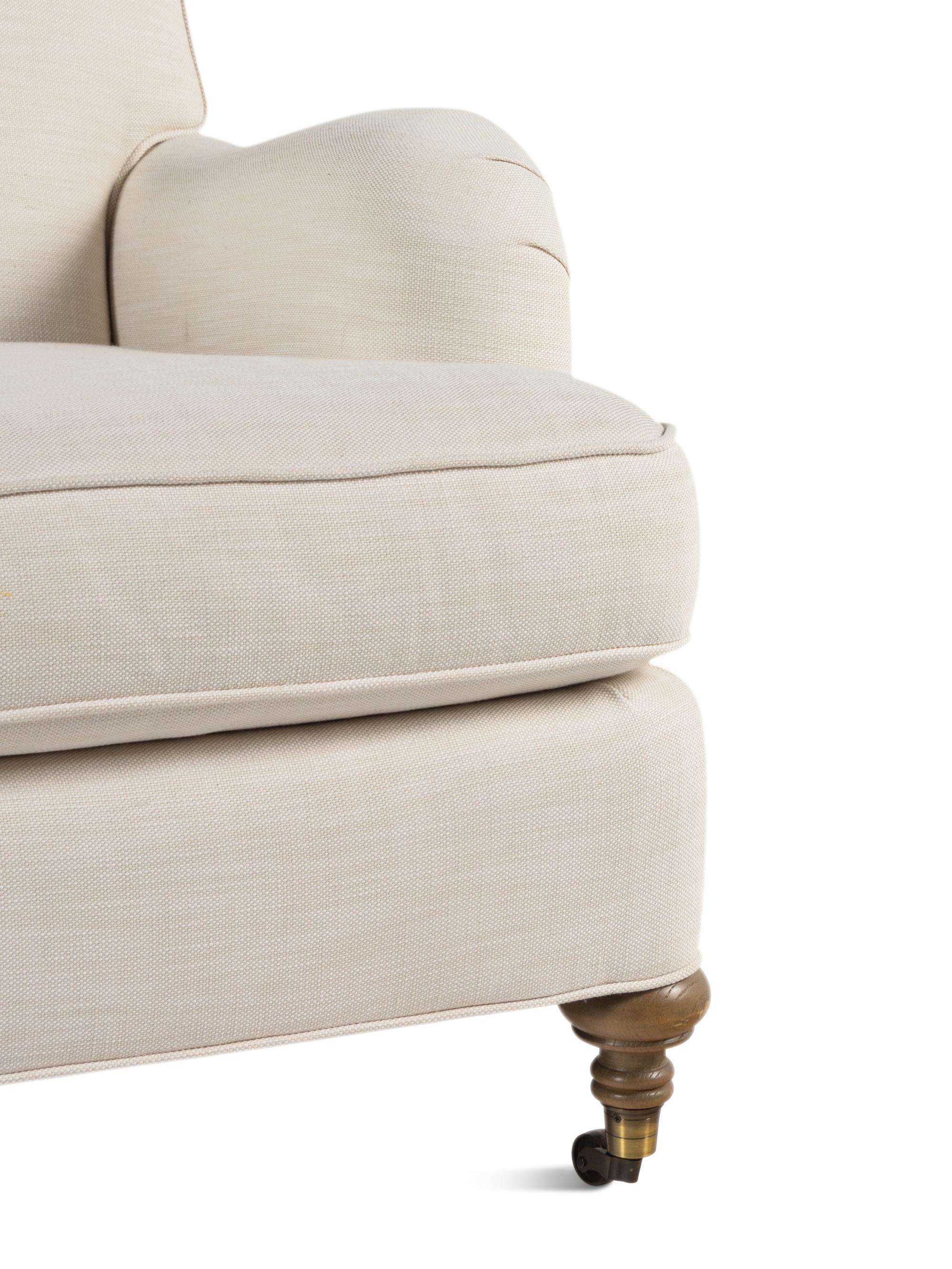 An Off-White Linen Upholstered "Bridgewater" Sofa