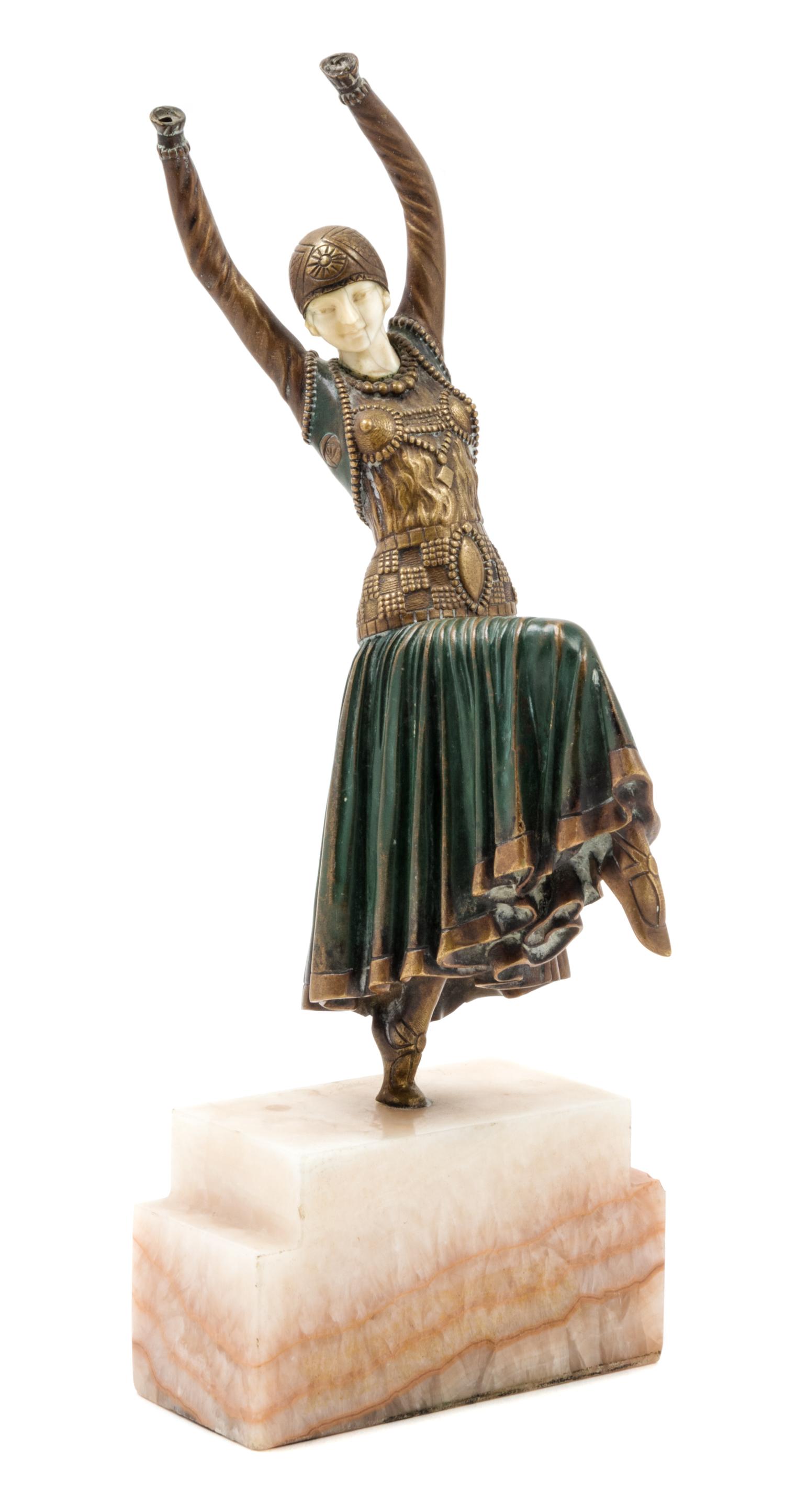 Demetre Chiparus, (Romanian, 1886-1947), Vested Dancer