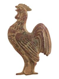 [POLITICS IN AMERICA]. Rooster insignia. Ca late 19th century.