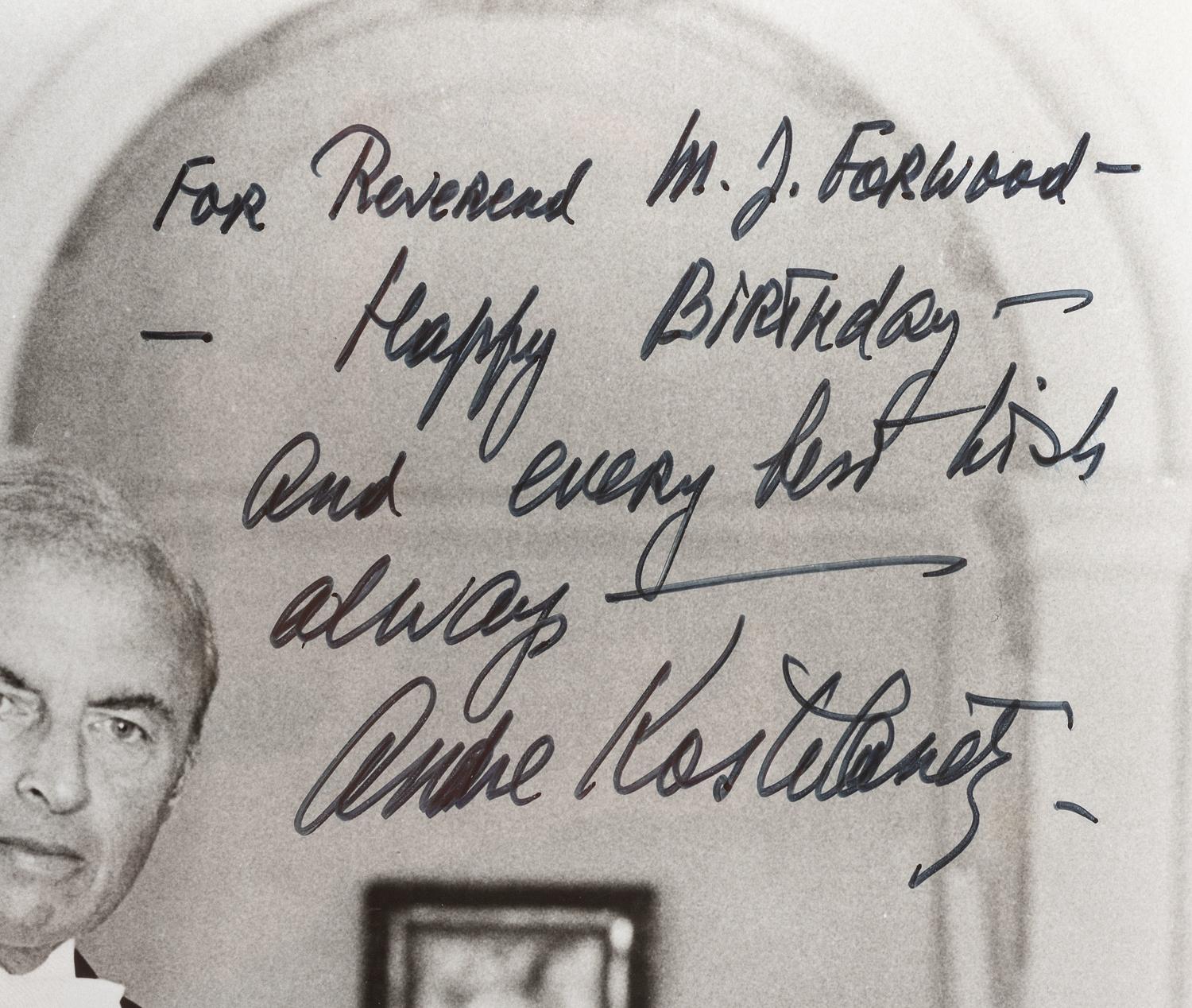 [MUSICIANS]. Autograph collection featuring musicians and composers.