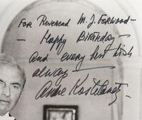 [MUSICIANS]. Autograph collection featuring musicians and composers.