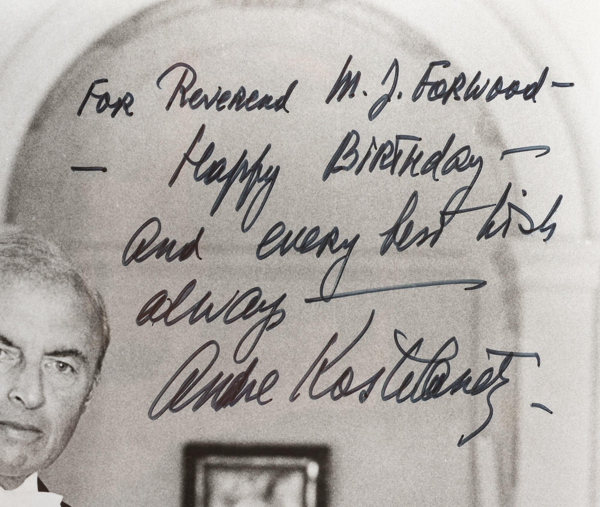 [MUSICIANS]. Autograph collection featuring musicians and composers.