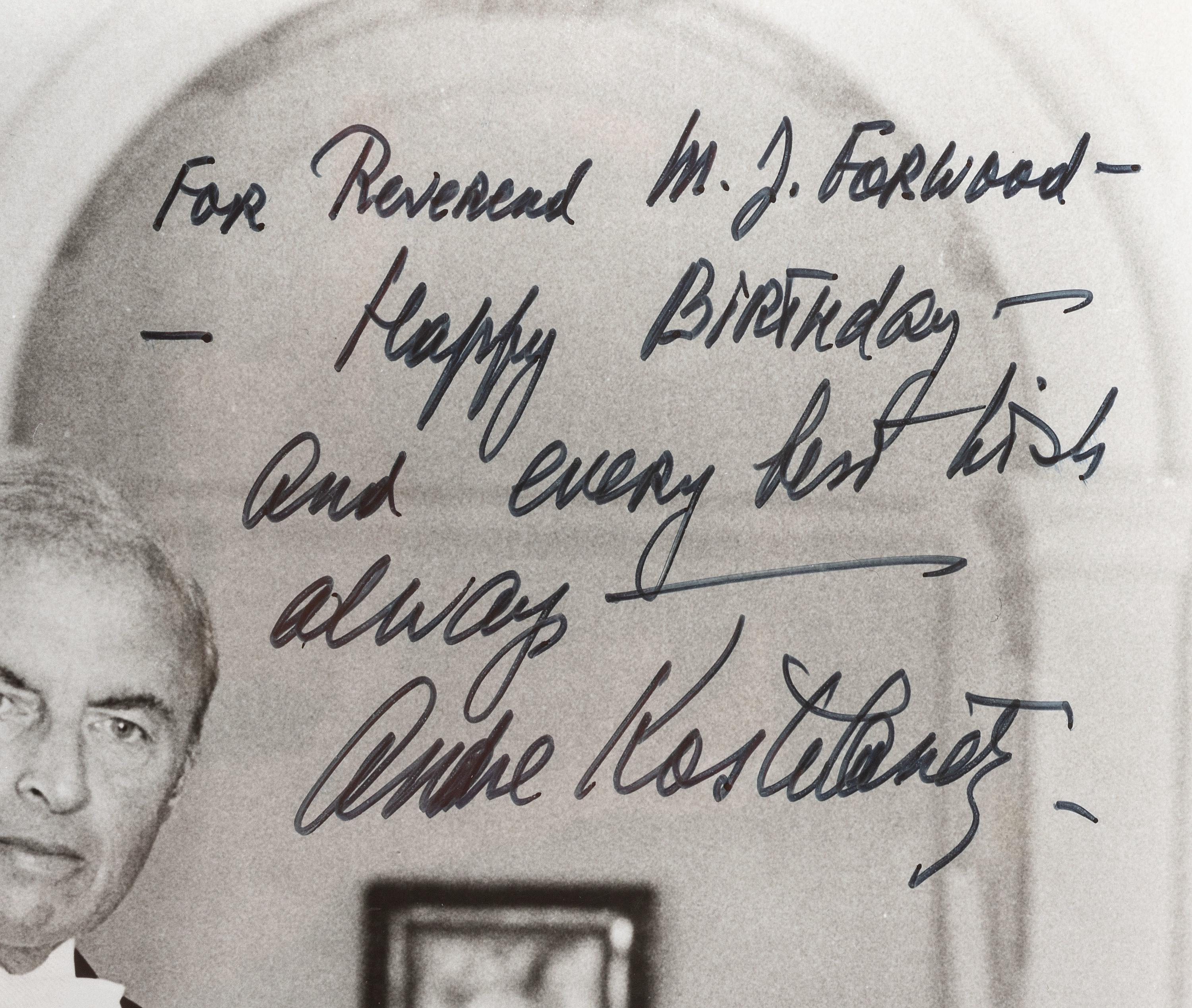 [MUSICIANS]. Autograph collection featuring musicians and composers.